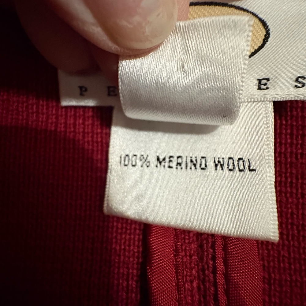 Talbots Red Women's Blazer,‎ Vintage 1990s, Size PL - Picture 3 of 4